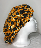 Authentic Ankara Print Fabric Hair Bonnet Satin Lined Sleep Cap Night Sleep Hat - Beauty Fleet