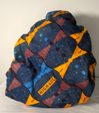 Authentic Ankara Print Fabric Hair Bonnet Satin Lined Sleep Cap Night Sleep Hat - Beauty Fleet