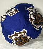 Authentic Ankara Print Fabric Hair Bonnet Satin Lined Sleep Cap Night Sleep Hat - Beauty Fleet