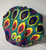Authentic Ankara Print Fabric Hair Bonnet Satin Lined Sleep Cap Night Sleep Hat - Beauty Fleet