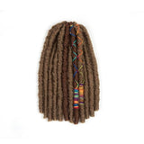 Crochet Hair Dreadlocks Faux Locs Braiding Hair Extensions Synthetic Dreadlock (7 Packs) - Beauty Fleet