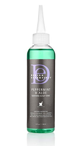 Design Essentials Peppermint & Aloe Soothing Scalp & Skin Tonic For Instant Itch Relief From Scalp Irritation - 4 Oz - Beauty Fleet