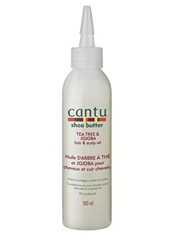 Cantu Shea Butter Tea Tree & Jojoba Hair & Scalp Oil, 6 Fluid Ounce - Beauty Fleet