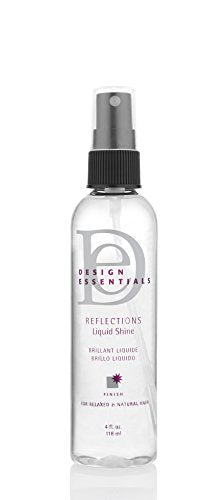 Design Essentials Reflections Liquid Shine Humidity Resistant Hair Polish for a Luminous Oil-Free Lightweight Finish-4oz. - Beauty Fleet