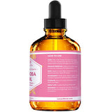 Jojoba Oil by Leven Rose, Pure Cold Pressed Natural Unrefined Moisturizer for Skin Hair and Nails, 4 Fl Oz - Beauty Fleet