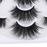 7 Pairs 25mm Lash 8D Mink Hair Cruelty-free Wispy Fluffy Hair Dramatic Handmade Long False Eyelashes - Beauty Fleet