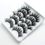 VGTE 3D Eyelashes Handmade False Eyelashes Set Professional Fake Eyelashes 5 Pairs Reusable Eyes Lashes (3D Mixed) - Beauty Fleet