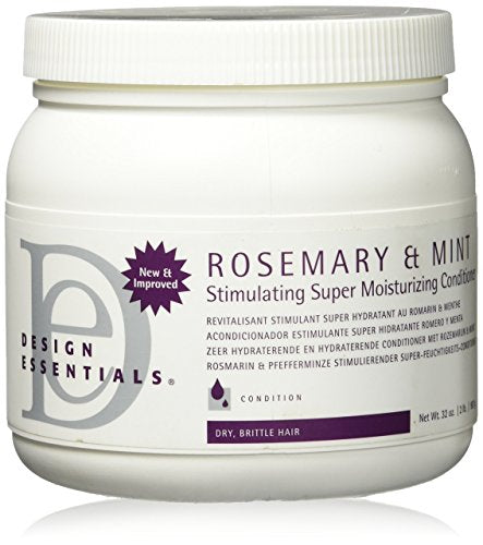 Design Essentials Rosemary & Mint Stimulating Super Moisturizing Conditioner For Dry, Brittle Hair - 32 Oz - Beauty Fleet