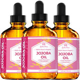 Jojoba Oil by Leven Rose, Pure Cold Pressed Natural Unrefined Moisturizer for Skin Hair and Nails, 4 Fl Oz - Beauty Fleet