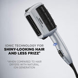 Conair 1875 Watt 3-in-1 Styling Hair Dryer with Ionic Technology, One Step Style and Dry, 3 Attachments to Detangle / Straighten / Volumize - Beauty Fleet