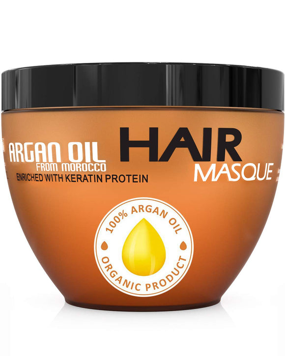 Argan Oil Hair Mask - Deep Conditioner Sulfate Free for Dry or Damaged Hair with Organic Jojoba Kernel Oil Aloe Vera Collagen and Keratin - Beauty Fleet