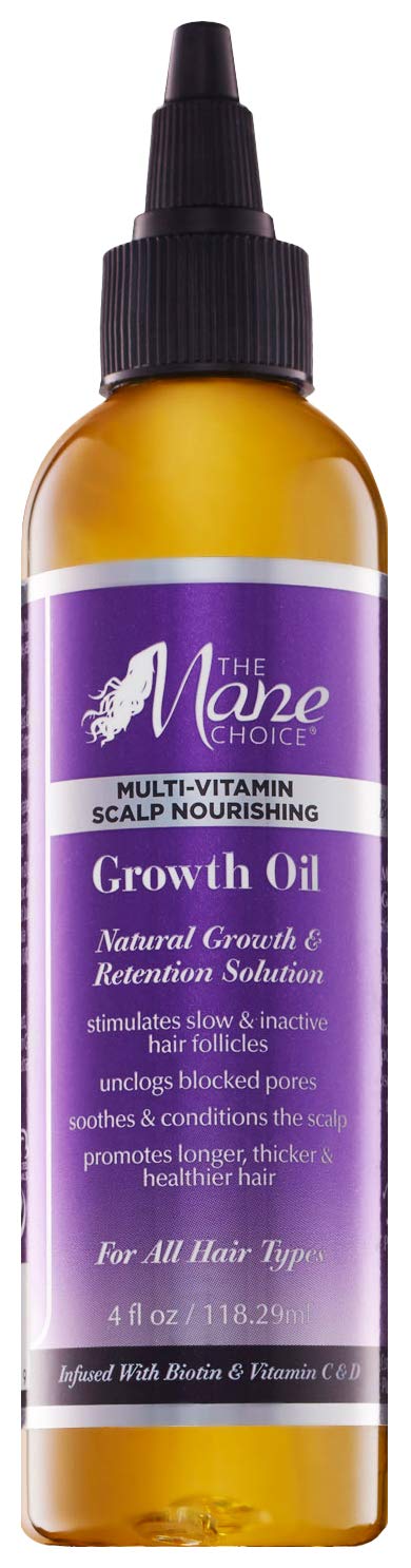 THE MANE CHOICE Hair Growth Oil ( 4 Ounces / 118 Milliliters ) - Multi-Vitamin Scalp Nourishing Growth Oil Formulated to Stimulate Hair Growth From the Roots - Beauty Fleet