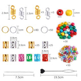 PP OPOUNT 312 Pieces Dreadlocks Beads DIY Hair Braid Accessories with 2Sizes Natural Painted Wood Beads, Braid Rings Hair Hoops, Dreadlocks Beads, Hair Clips and Other Accessories for Hair Decoration - Beauty Fleet