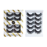 JIMIRE High Volume False Eyelashes Fluffy 3D Lashes Pack 5 Pairs - Beauty Fleet