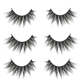 VGTE 3D False Eyelashes Extension 3Pairs Makeup Hand-made Dramatic Long Lashes Reusable Cruelty-Free Fake Eyelash - Beauty Fleet