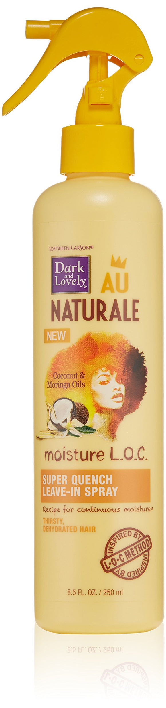 SoftSheen-Carson Dark and Lovely Au Naturale Moisture L.O.C. Super Quench Leave-In Spray, 8.5 fl oz - Beauty Fleet