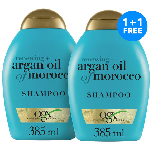 OGX Renewing + Argan Oil of Morocco Shampoo & Conditioner Set, 13 Ounce (packaging may vary) - Beauty Fleet