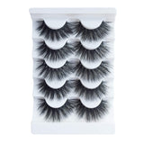 JIMIRE High Volume False Eyelashes Fluffy 3D Lashes Pack 5 Pairs - Beauty Fleet