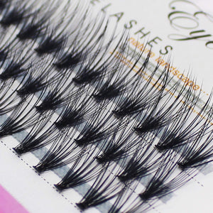 Scala 20 Roots 0.07mm Thickness 8mm/9mm/10mm/11mm/12mm/14mm/16mm Hot Sale Grafting false eyelashes False Eyelashes Individual Natural Long Mink Fake Eyelashes Extension Handmade (16mm) - Beauty Fleet