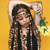 50pcs/bag Wood Beads hair beads for braids Hair Accessories - Beauty Fleet