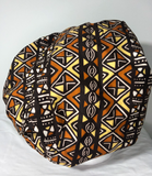 Authentic Ankara Print Fabric Hair Bonnet Satin Lined Sleep Cap Night Sleep Hat - Beauty Fleet