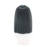 Short Bob Synthetic Wigs High Temperature Fiber with Fringe/bangs and Rose Net - Beauty Fleet