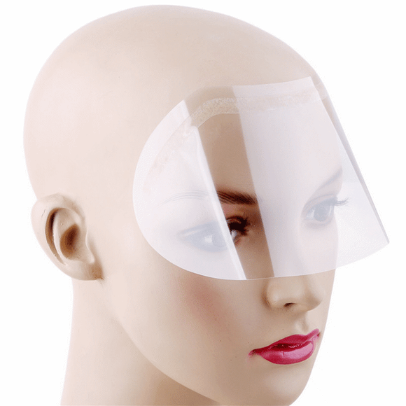 50Pcs/Set Disposable Transparent Plastic Face Shield Hair Salon Masks Barber Supplies - Beauty Fleet