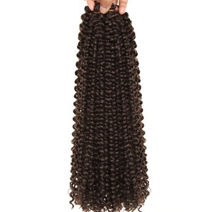 18-22inch Long Passion Twist Crochet Hair Extensions Synthetic Water Wave Braiding Hair - Beauty Fleet