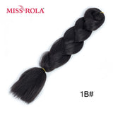 24 Inch Single Ombre Color Synthetic Hair Jumbo Braiding Kanekalon Hair - Beauty Fleet