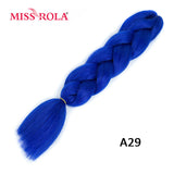 24 Inch Single Ombre Color Synthetic Hair Jumbo Braiding Kanekalon Hair - Beauty Fleet