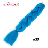 24 Inch Single Ombre Color Synthetic Hair Jumbo Braiding Kanekalon Hair - Beauty Fleet