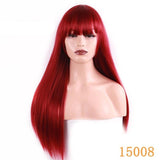 Synthetic Hair Long Straight Wigs For Women Hair Extensions High Temperature Fiber - Beauty Fleet