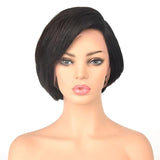 13x6 Lace Front Human Hair Short Bob Wigs Pixie Cut Ombre Color Brazilian Remy Hair - Beauty Fleet