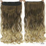 24 Inches Straight Women Clip in Extensions High Temperature Synthetic Hair - Beauty Fleet