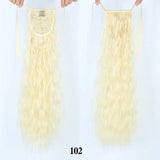 18" 22" Kinky Straight Synthetic Ponytail Hair Extensions Clip-in Heat Resistant - Beauty Fleet