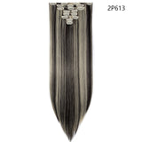 26inch 8pcs/set Synthetic clip in hair extensions straight hair clip ins - Beauty Fleet