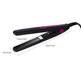 2 in 1 Mini Professional Hair Curler Hair Straightener Flat Iron Hairs Straightening Corrugated Iron Curling Tong Styling Tool - Beauty Fleet