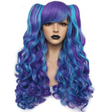 Long Body Wave Lolita high temperature fiber Multi-color Synthetic Cosplay Wigs - Beauty Fleet