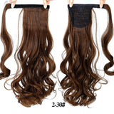 Straight Clip In Hair 24" 120g Ponytail Hairpiece With Hairpins Synthetic Hair - Beauty Fleet