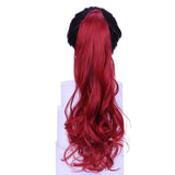 Straight Clip In Hair 24" 120g Ponytail Hairpiece With Hairpins Synthetic Hair - Beauty Fleet