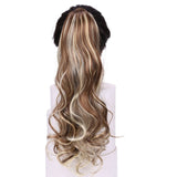 Straight Clip In Hair 24" 120g Ponytail Hairpiece With Hairpins Synthetic Hair - Beauty Fleet