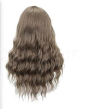 Long Wavy Wigs Synthetic Hair orange Brown Wigs with Bangs Heat Resistant Wig - Beauty Fleet