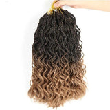 Senegalese twist hair crochet braids synthetic crochet braid hair 14" 35strands/pack ends curly - Beauty Fleet