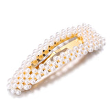 New Fashion Pearl Hair Clip for Women Elegant Snap Barrette Stick Hairpin Hair Styling Accessories Hair Pins - Beauty Fleet