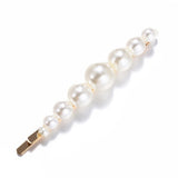 New Fashion Pearl Hair Clip for Women Elegant Snap Barrette Stick Hairpin Hair Styling Accessories Hair Pins - Beauty Fleet