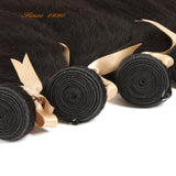 Brazilian Yaki Straight Hair 100% Remy Human Hair Extensions 1/3/4 Pcs Double Weft 10 to 30 Inch - Beauty Fleet