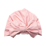 Baby Headband Hat Bowknot Print Cotton Stretchy Turban Headband Baby Hair Accessories - Beauty Fleet