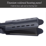 Hair Straightener Four-gear Temperature Adjustment Ceramic Tourmaline Flat Iron Widen Panel Hair Curler - Beauty Fleet