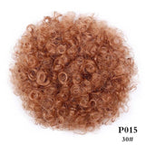 Synthetic Puff Short Kinky Curly Hair Bun Drawstring Ponytail - Beauty Fleet