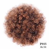 Synthetic Puff Short Kinky Curly Hair Bun Drawstring Ponytail - Beauty Fleet